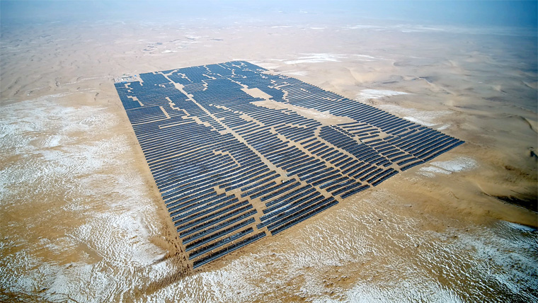 光伏治沙的可行性，用光伏板治理沙漠可行嗎